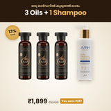 3 Oils + 1 Shampoo