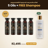 5 Oils + FREE Shampoo
