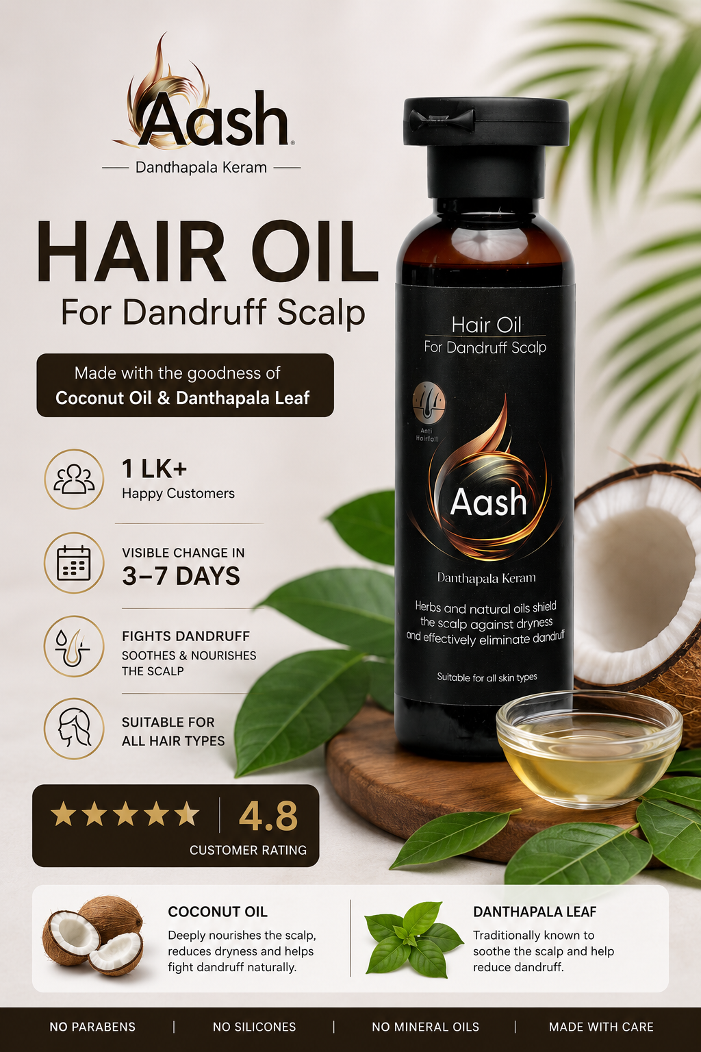 Anti Dandruff Hair Oil